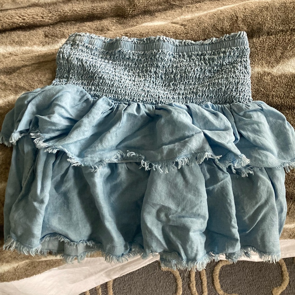 size MEDIUM light blue altered state skirt